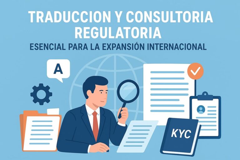 traducción y consultoría regulatoria
